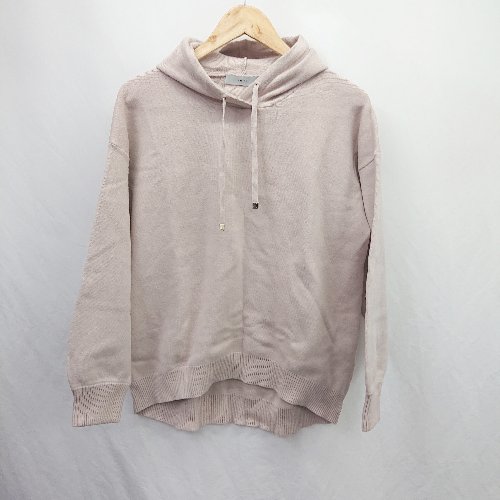 ◇ ⊇ any FAM エニィファム― ハイゲージ 長袖 パーカー サイズF ピンク系 レディース E 【中古】