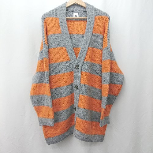 ◇ ⊇ JOINT WORKS ジョイントワークス ミドルゲージ 長袖 カーディガン サイズF グレー オレンジ系 レディース E 【中古】 ◇ ⊇ JOINT WORKS ジョイントワークス ミドルゲージ 長袖 カーディガン サイズF グレー オレンジ系 レディース E 【中古】