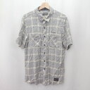 ◇ Θ ZEPHYREN ゼファレン 模様あり 長袖 半袖シャツ サイズL グレー系 レディース メンズ E 【中古】