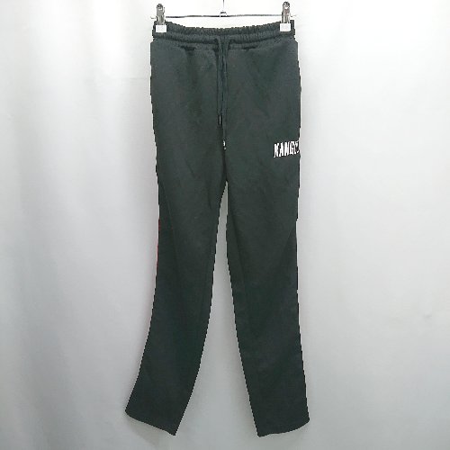 ◇ ⊇ KANGOL カンゴール ZIP FIVE ウエストゴム トラックパンツ サイズS ブラック レディース E 【中古】