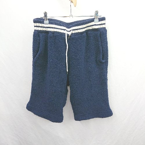 ◇ ⊇ UNITED ARROWS ウエストゴム ボア ハーフパンツ サイズS ネイビー メンズ E 【中古】 ◇ ⊇ UNITED ARROWS ウエストゴム ボア ハーフパンツ サイズS ネイビー メンズ E 【中古】