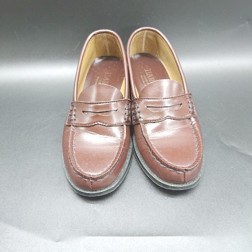 ◇ Θ HARUTA ハルタ 無地 ローファー シューズ サイズ22.5 ブラウン系 レディース E 【中古】