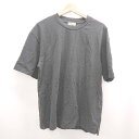 ◇ Θ MARGARET HOWELL マーガレット ハウエル 無地 長袖 長袖シャツ サイズL グレー系 レディース メンズ E 【中古】