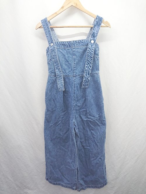 ◇ Θ N WITH. エヌウィズ サロペット オーバーオール サイズS ブルー系 レディース E 【中古】