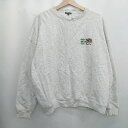 ◇ Θ FREAK'S STORE フリークスストア 無地 長袖 スウェットシャツ サイズM ホワイト系 レディース メンズ E 【中古】
