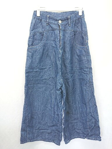 ◇ Θ Cagelly ゆったり ワイド デニム パンツ ジーンズ サイズS ブルー レディース E 【中古】 ◇ Θ Cagelly ゆったり ワイド デニム パンツ ジーンズ サイズS ブルー レディース E 【中古】