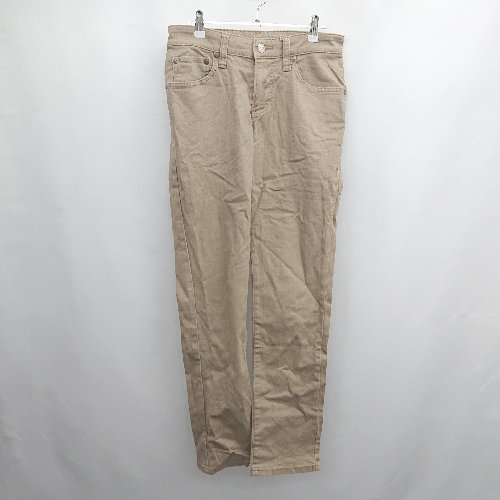 ◇ Θ Edwin　エドウィン 無地チノパンツ サイズ28 ベージュ系 レディース E 【中古】