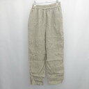 ◇ ⊂ w closet ダブルクローゼット シャーリング イージーパンツ サイズ表記なし グリーン系 レディース E 【中古】