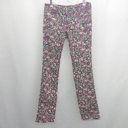 ◇ Θ Betty smith ベティースミス 総柄スキニーデニムパンツ サイズM ピンク系 レディース E 【中古】
