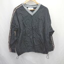 ◇ ⊇ uyu. ウユ Vネック 長袖 プルオーバー ジャージ サイズF ブラック レディース E 【中古】