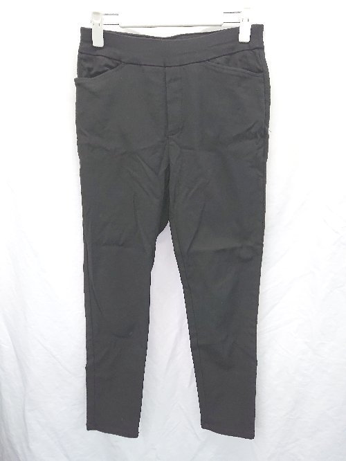 ◇ Θ N＋ Nプラス ストレッチ スキニー パンツ サイズS ブラック レディース E 