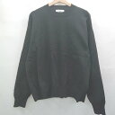 ◇ ⊇ Discoat ディスコート ロングスリーブ 長袖 ニット セーター サイズF ブラック レディース メンズ E 【中古】
