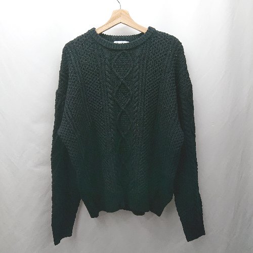 ◇ ⊇ MONO-MART モノマート シースルー 長袖 ニットセーター サイズM ブラック系 レディース メンズ E 【中古】