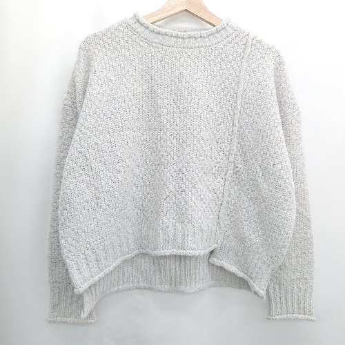 ◇ ⊇ KBF URBAN RESEARCH ミドルゲージ 長袖 ニット サイズONE グレー系 レディース E 【中古】