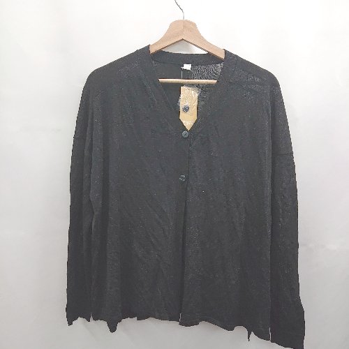 ◇ ⊂ 美品 BELLUNA ベルーナ レーヨン 長袖 ラメ入りカーディガン サイズLL ブラック系 レディース E 【中古】 ◇ ⊂ 美品 BELLUNA ベルーナ レーヨン 長袖 ラメ入りカーディガン サイズLL ブラック系 レディース E 【中古】