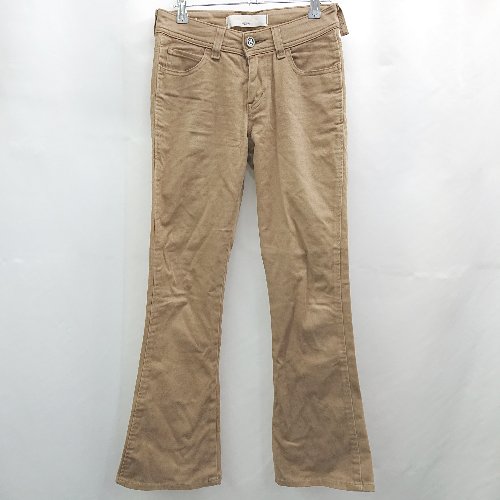 ◇ Θ EDWIN エドウィン シンプル系 スキニーチノパン サイズS ブラウン系 レディース E 【中古】