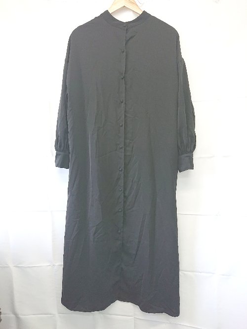 ◇ ⊂ MAISON BREEZE メゾンブリーズ 長袖 ロング丈 ワンピース 表記なし ブラック レディース E 【中古】