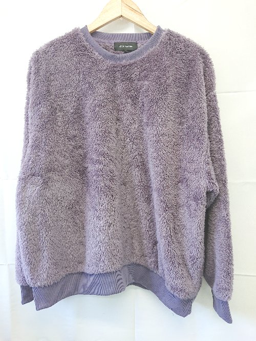 ◇ ⊆ LOCK HEAVEN ロックヘブン ボア 長袖 トレーナー サイズL パープル メンズ E 【中古】