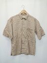◇ ⊂ THE SHOP TK ザ ショップ ティーケー 半袖 シャツ サイズM ベージュ系 メンズ E 【中古】(4)