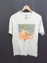 ◇ ⊂ Levi's リーバイス フロントプリント 半袖 オーバーサイズTシャツ サイズS アイボリー系 レディース メンズ E 【中古】