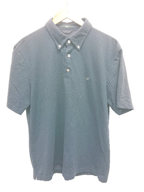 ◇ ⊂ SHIPS シップス 半袖 ポロシャツ サイズXL ネイビー レディース E 【中古】