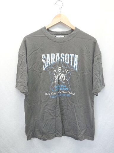 ◇ ⊂ WEGO ウィゴー ビンテージライク 半袖 Tシャツ カットソー サイズM チャコールグレー レディース メンズ E 【中古】 ◇ ⊂ WEGO ウィゴー ビンテージライク 半袖 Tシャツ カットソー サイズM チャコールグレー レディース メンズ E 【中古】