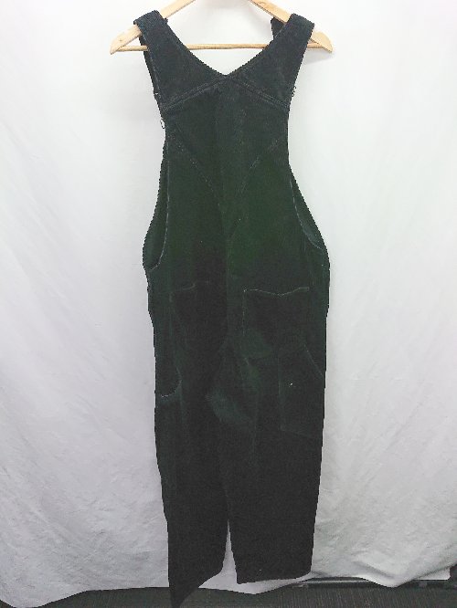 ◇ ⊇ FREAK'S STORE フリークスストア コットン100％ ノースリーブ オーバーオール サイズLARGE ブラック系 メンズ E 【中古】