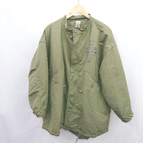 ◇ ⊇ SOUR CREAM FISHINGCLUB 2way 長袖 モンスターモッズコート サイズフリー カーキ系 レディース E 【中古】
