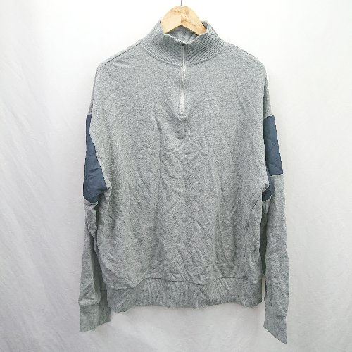 ◇ Θ antiqua tree café アンティカ ツリーカフェ 長袖 ハーフジップスウェット サイズM グレー系 レディース E 【中古】