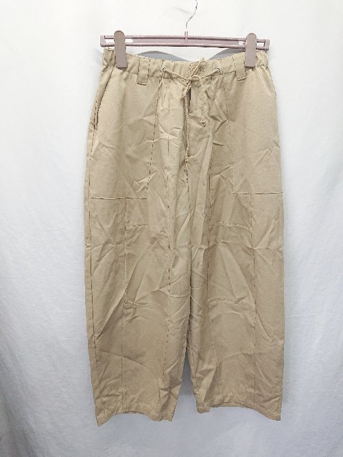 ◇ ◎ ●未使用● Θ MONO-MART モノマート イージー パンツ サイズS ベージュ メンズ E 【中古】(4)