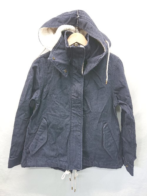 ■ ⊇ ◎ INED イネド 2WAY 長袖 デニム ジャケット サイズ7 ネイビー レディース E 【中古】(4)