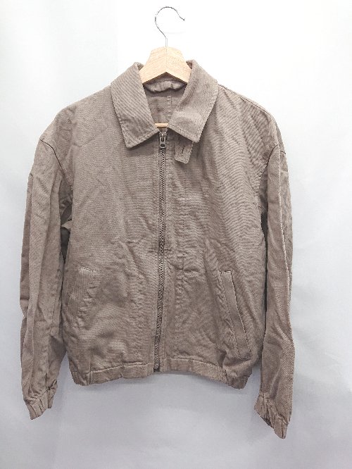 ◇ ⊇ UNIQLO ユニクロ ジップアップ 長袖 ブルゾン サイズS ブラウン系 メンズ E 【中古】