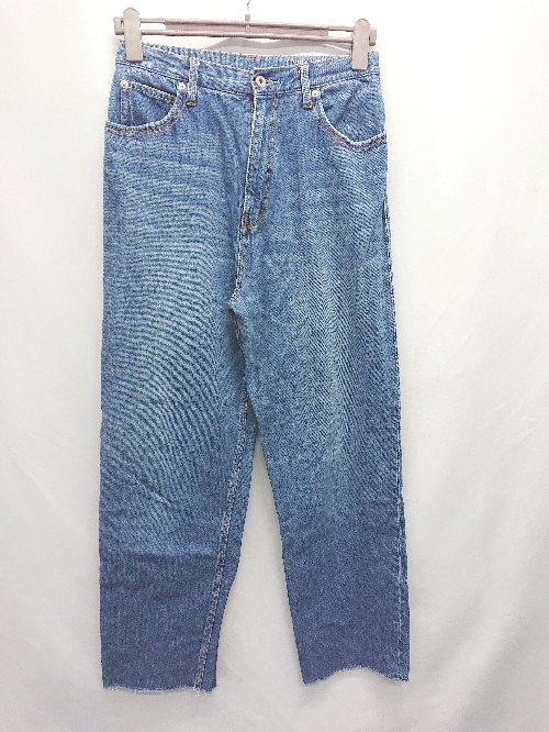 ◇ Θ URBAN RESEARCH アーバンリサーチ カットオフ ワイド ボーイズ デニム パンツ サイズ25 ブルー系 レディース E 【中古】