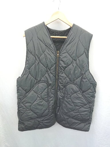 ■ ⊆ ADMIX ATELIER SAB MEN リバーシブル ベスト サイズ50 ブラック メンズ E 【中古】 ■ ⊆ ADMIX ATELIER SAB MEN リバーシブル ベスト サイズ50 ブラック メンズ E 【中古】
