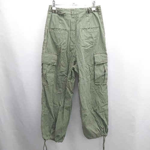 ◇ Θ Simplicite シンプリシテェ シンプル系 カーゴパンツ サイズ表記なし グリーン系 レディース メンズ E 【中古】
