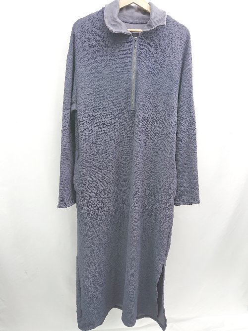 ◇ ⊇ シティショップ シンプル系 長袖 ロング丈 ワンピース サイズ36 パープル系 レディース E 【中古】
