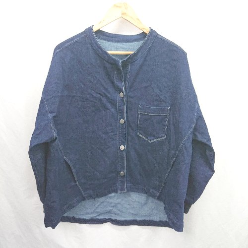 ◇ ⊇ Piacere ピアチェーレ デニム系 長袖 デニムジャケット サイズ表記なし ブルー系 レディース E 【中古】