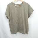 ◇ ⊃ Spick&Span スピック&スパン カジュアル系 半袖 クルーネックTシャツ サイズF ブラウン系 レディース メンズ E 【中古】