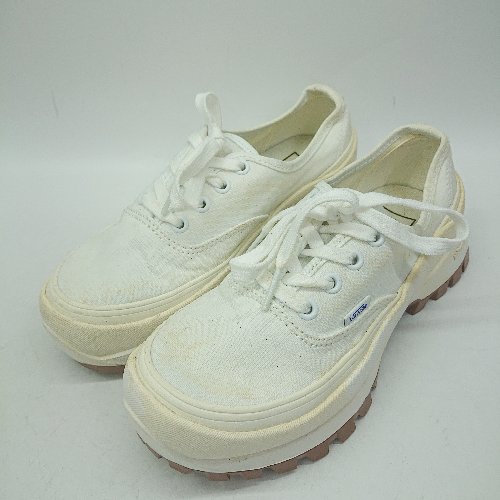 ◇ Θ VANS ヴァンズ カジュアル系 スニーカー サイズ23 ホワイト系 レディース E 【中古】
