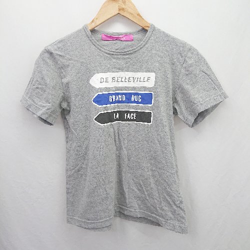 ◇ ⊂ ジュンヤワタナベコムデギャルソン 文字入り 半袖 半袖Tシャツ サイズ表記なし グレー系 レディース メンズ E 【中古】