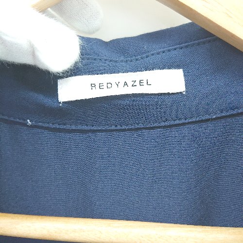 ◇ ⊃ REDYAZEL レディアゼル きれいめカジュアル系 長袖 ひざ丈 ワンピース サイズ表記なし ネイビー系 レディース E 【中古】