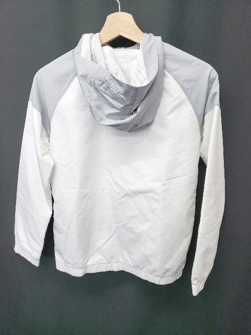 ◇ ⊇ NIKE ナイキ キッズ 子供 長袖 トラックジャケット サイズL ホワイト ブラック グレー メンズ E 【中古】