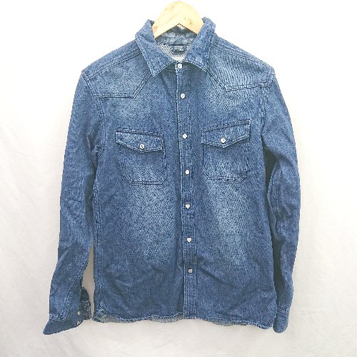 ◇ ⊇ SIMPLICITE サンプリシテ デニム系 長袖 デニムジャケット サイズ48 ブルー系 レディース メンズ E 【中古】