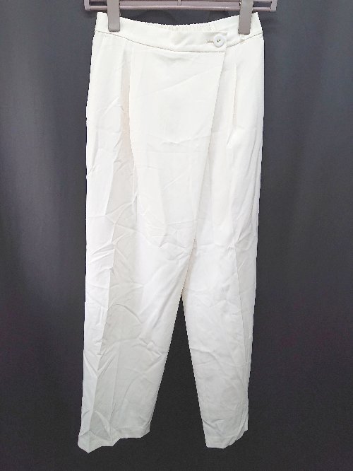 ◇ Θ ◎ ●未使用● INED イネド タグ付き ラップパンツ サイズ7 アイボリー系 レディース E 【中古】