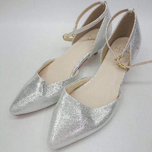 【中古】◇Θメヌエ光沢加工パンプス...