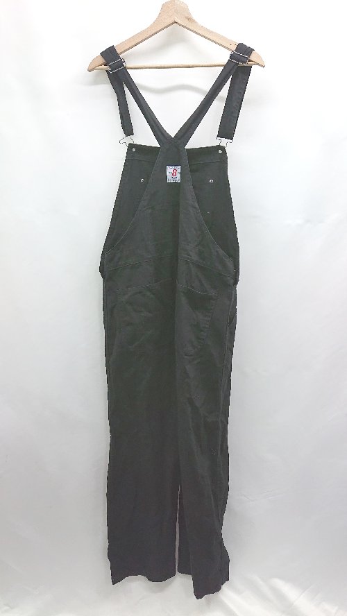 ◇ Θ 8 エイト シンプル系 ノースリーブ オーバーオール サイズS ブラック系 メンズ E 【中古】
