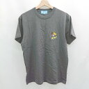 ◇ ⊃ TREAL トゥリール ワッペン有 半袖 クルーネック半袖Tシャツ サイズM グレー系 レディース メンズ E 【中古】
