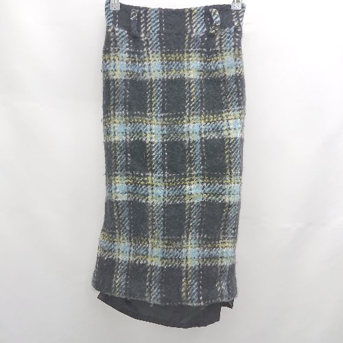 ◇ ⊇ マイストラーダ 防寒性良好 膝下丈 - スカート サイズ34 ブラック系 レディース E 【中古】