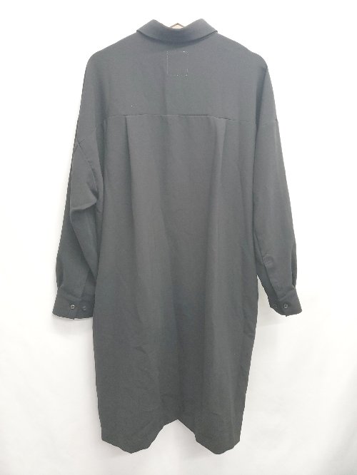 ◇ ⊇ LUI'S ルイス ビッグシルエット 長袖 シャツ コート サイズF ブラック メンズ E 【中古】