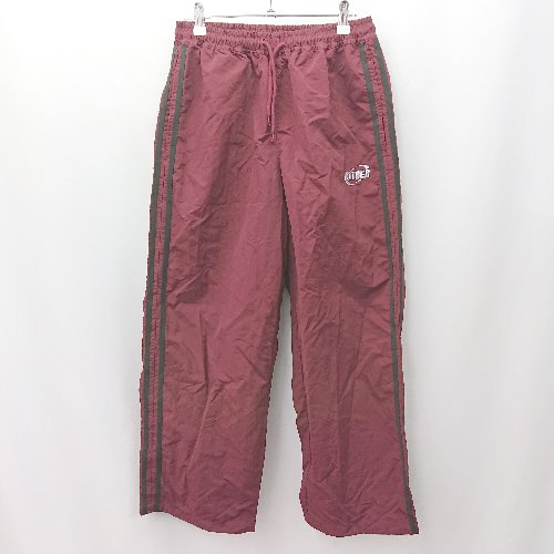 ◇ Φ SEDACLE セダクル ストリート系 ナイロンワイドパンツ サイズS レッド系 メンズ E 【中古】